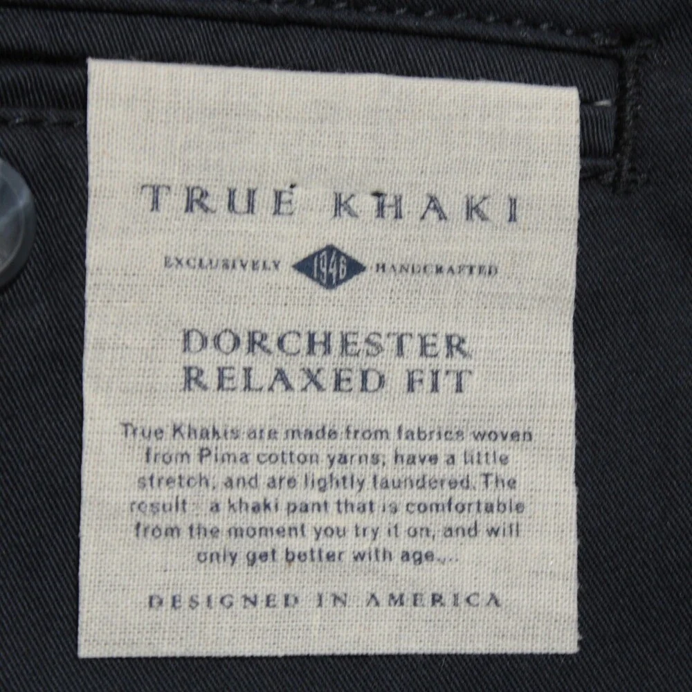 Ballin NWT True Khaki Dorchester Pleated Chinos / Casual Pants Size 44 US Blue